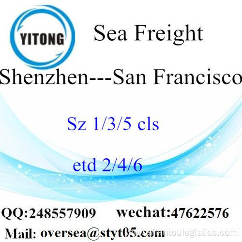 Shenzhen Port LCL Consolidation To San Francisco